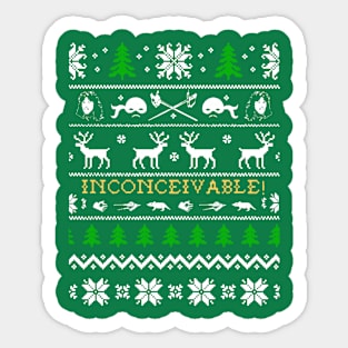 Christmas Xmas Inconceivable Sticker